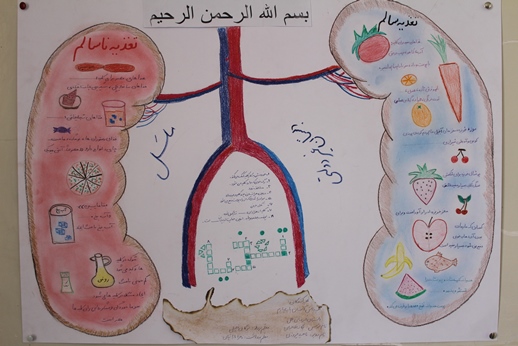 آلبوم تصاویر اولین مرحله نشریه های دیواری 62 مدرسه قزوین (طرح همشاگردی سلام ،سلامت باشید)1394 - 41