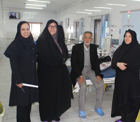 تجلیل از پرسنل بخش دیالیز بیمارستان بوعلی قزوین روز پرستار1394